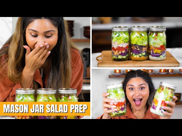 Meal Prep Salad Jars - Low Carb Norma