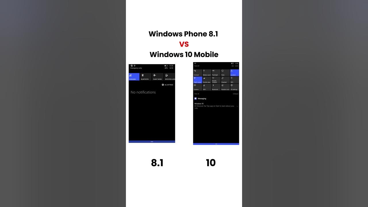 Windows phone 8 1 vs windows 10 mobile windows phone mobile os 