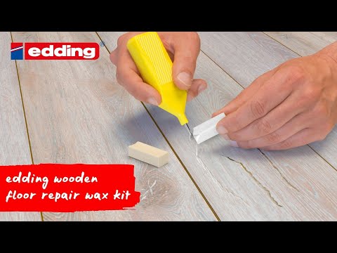 Edding 8902 Wooden Floor Repair Wax Kit Youtube