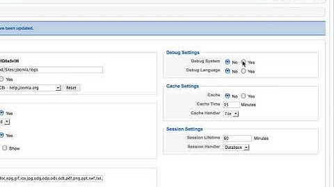 Joomla 1.5 Beginner, Lesson #12: Global Configuration