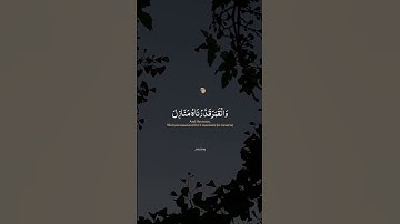 سورة يس آية [37-40] بتلاوة ياسر الدوسري