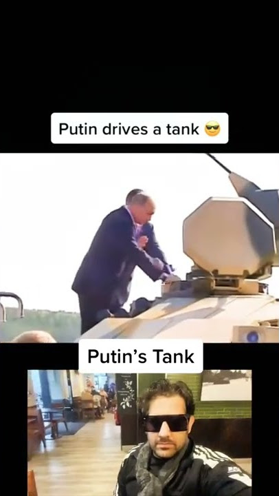 Putin drives a Tank #shorts #ukraine #russia #ukrainerussiacrisis #war