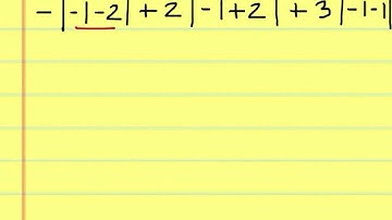 Evaluating Absolute Value Expressions Video #1 by Tate Skinner