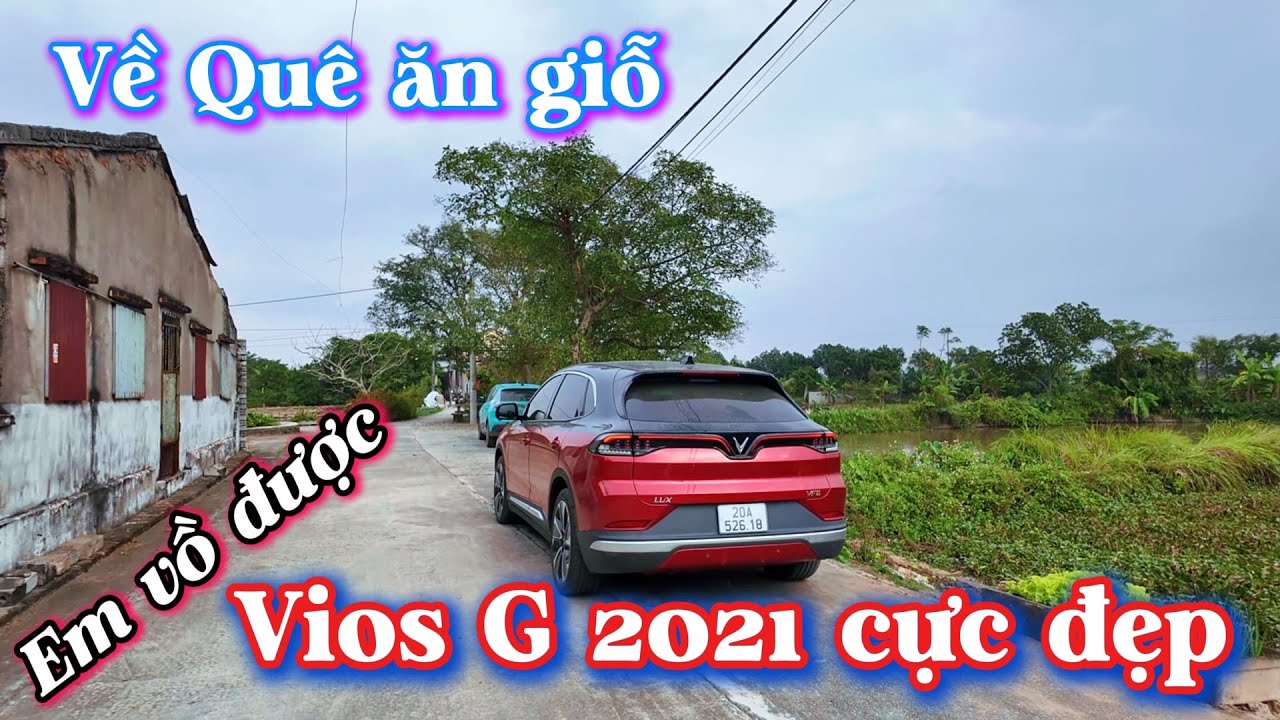 Chủ bán xe lên đời, Em Mua tại nhà Chủ xe chiếc Vios 2021 Bản G màu đỏ cực đẹp