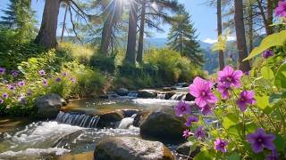 Drift Into Deep Serenity as a Celestial River Flows Gently Through an Eternal Paradise Night 💫🌿🌌