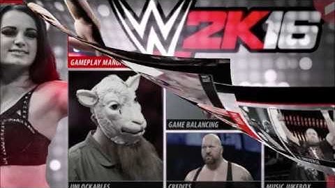 WWE 2K16 First Look Ep 4 | Main Menu, Superstar Selection Screen and Options Menu