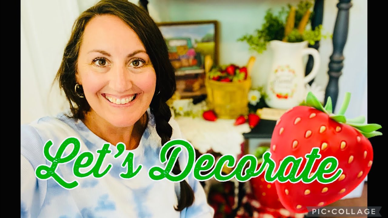 Amazing Strawberry DIY Decor 🍓 Dollar Tree Summer Decor + fabric, felt &  wood strawberries 