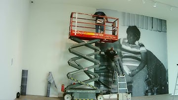 Custom Mural Installation in Action | Peel and Stick Wall Murals – PASWM