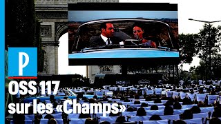 L'avenue des Champs-Elysées transformée en  cinéma