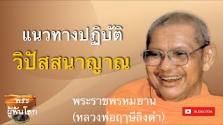 หลวงพ่อฤาษีลิงดำ(พระราชพรหมยาน)แนวทางปฏิบัติวิปัสสนาญาณ