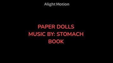 Thumbnail of Paper dolls - Stomach book #animation #alightmotion #paperdoll #stomachbook