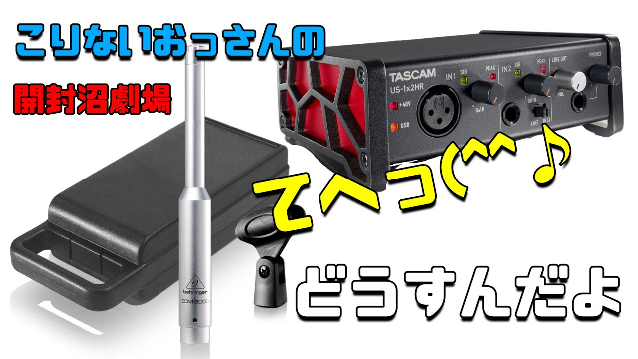 開封動画】オーディオインターフェイスと測定用マイクの購入！ - YouTube