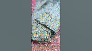 30 May 2024 Beautiful 6 sequence with coding embroidery in butterfly net daman with matching dupata