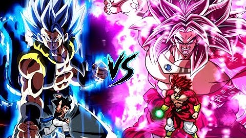 Gogeta TP V4 OP (all form) VS Limit Break Broly SSJ4 V2 OP in Jump Force Mugen