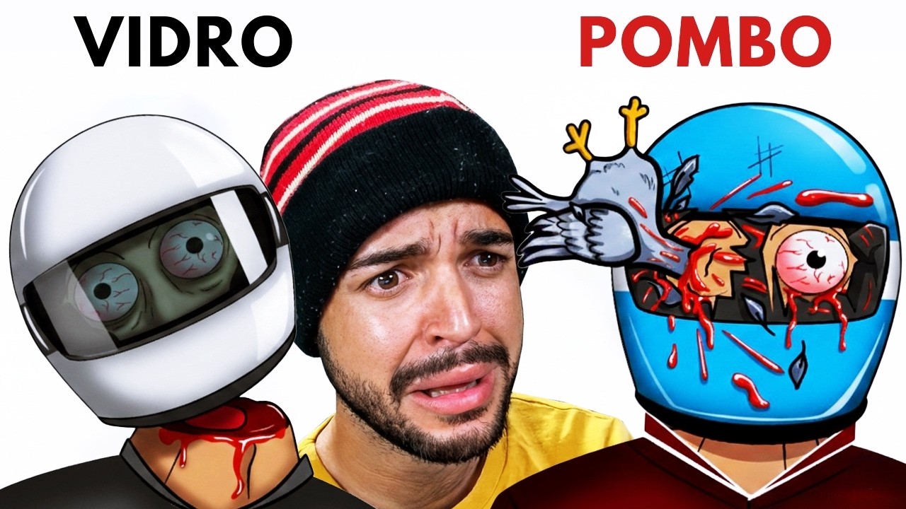 As Mortes e Acidentes mais BRUTAIS em acidentes de MOTO - Wilton Reage