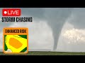 Live storm chaser texas tornadoes and gorilla hail threat
