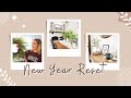 NEW YEARS RESET | Taking down Christmas and refreshing decor for the new year!