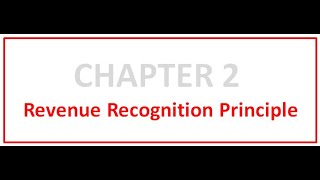 (13) Chapter 2- Revenue Recognition Principle