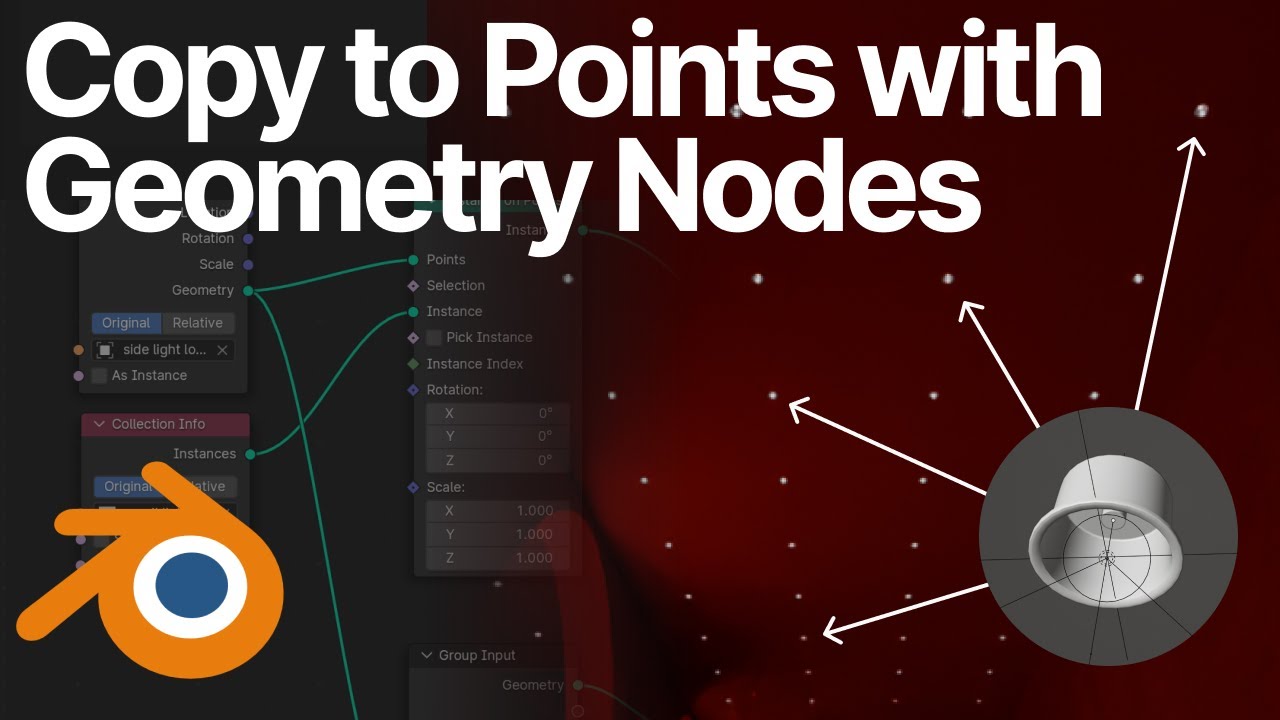 Using Collections Geometry Nodes Copy Lights, Booleans and Collections with Geometry Nodes - YouTube