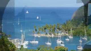 Saint Lucia /  island / Saint Vincent / Caribbean Sea