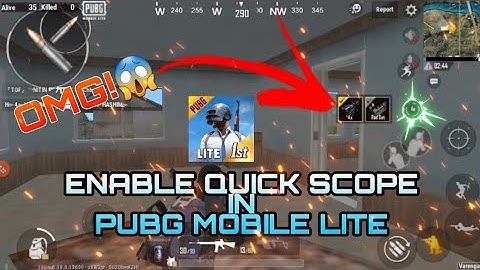 How to enable quick scope in pubg mobile lite | Enable quick scope in pubg mobile lite | Pubg Lite