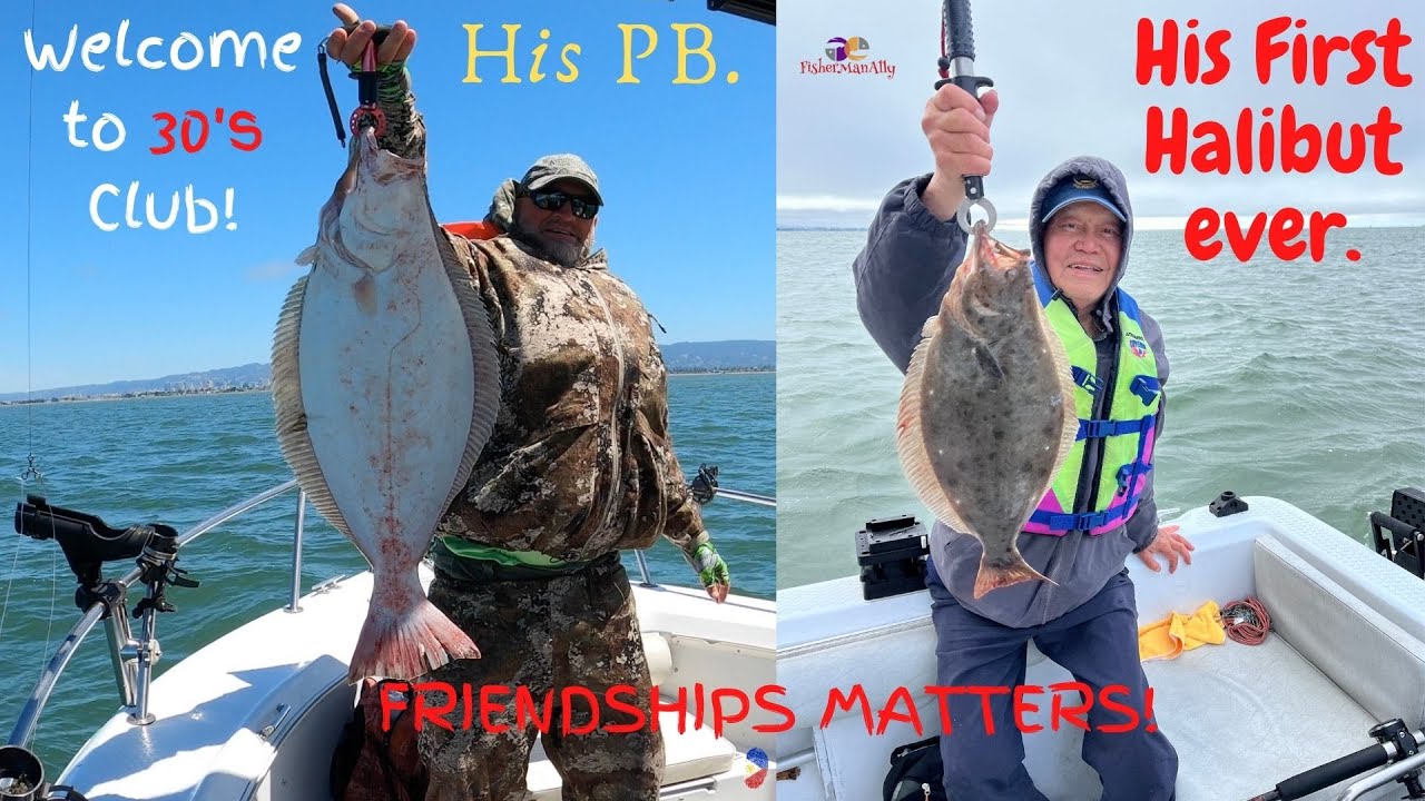 Halibut fishing at Alameda Rockwall Personal Best. YouTube