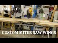 Efficient Custom Miter Saw Wings Part 1