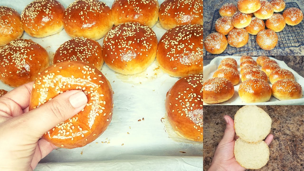 The Best Burger Buns 🍔خبز البرجر أفضل من الجاهز YouTube