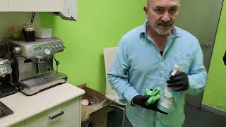 Enviro Chemicals Saniklean, hard surface, food grade sanitiser Test, seeing is believing!