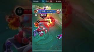 gatotkaca hero asli indonesia izin savage🙏🏻 #mobilelegends #shorts #video #gatotkaca #savagereply