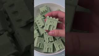 ASMR sand little castle crush🏰#oddlysatisfying #shortvideo #trendingshorts #supportme