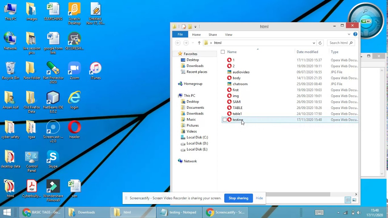 Basic HTML Program - YouTube