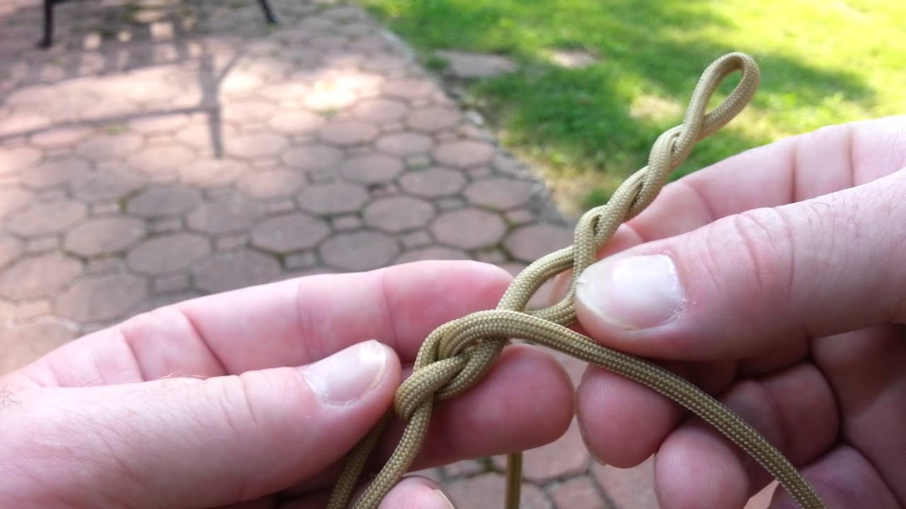 A 2 strand spliced round braid 