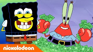 سبونج بوب | مستر سلطع محبوس في البنك؟! | Nickelodeon Arabia