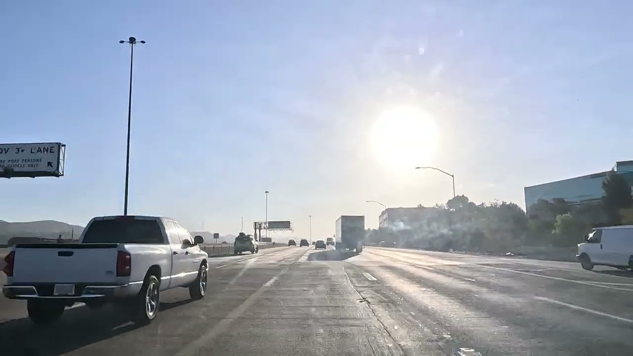 CA-55 CA-91 Freeway Morning Drive | Sep 4, 2025 | Tustin to Chino | Sunny Thursday| 4K Dashcam