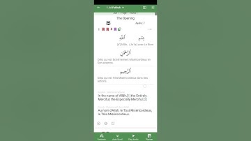 Al Quran (Tafsir & by Word) Tutorials #31 | Enable French Word By Word Translation
