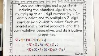 How To: Solve Multiply using the Standard Algorithm and Partial Products