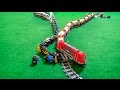 Lego train crash compilation