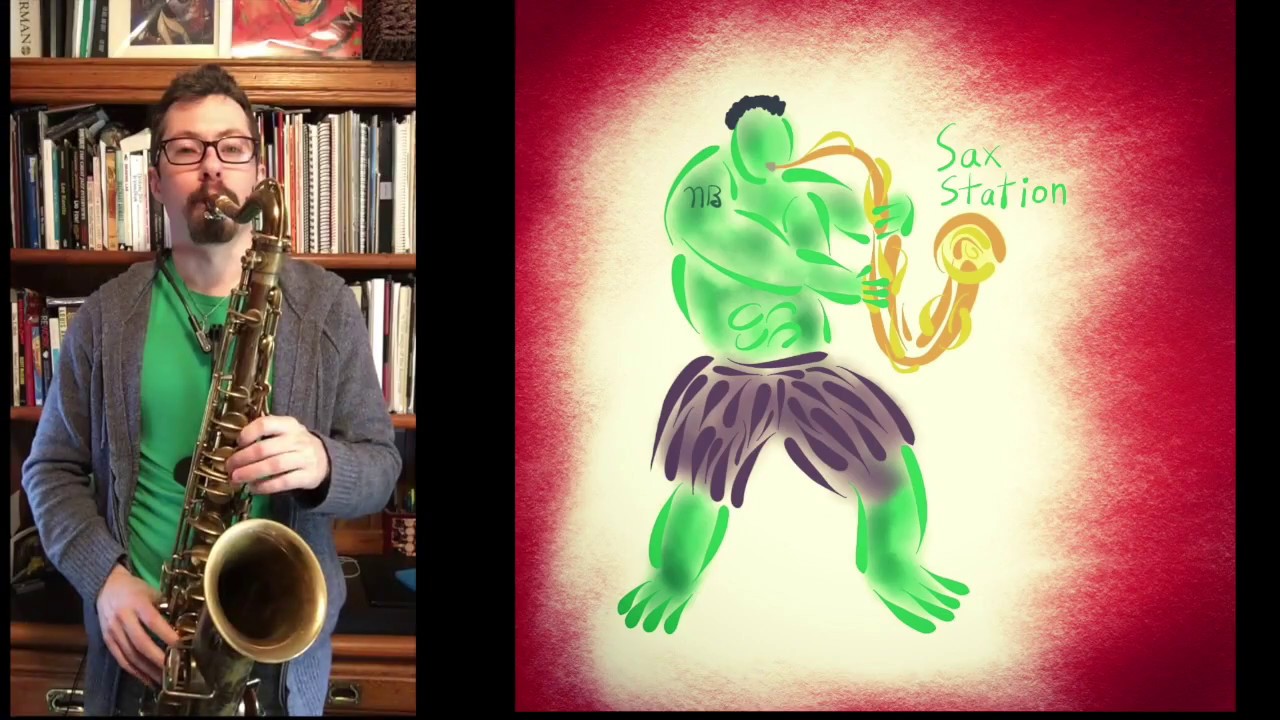 Saxophone Riff 3 ii V I in C Major YouTube