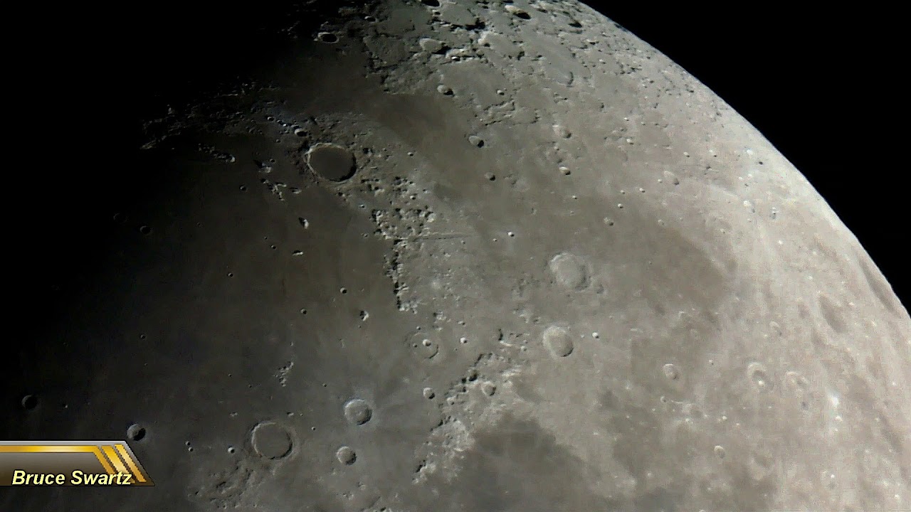 Greenery On The Moon 14 inch Telescope Close Up's YouTube