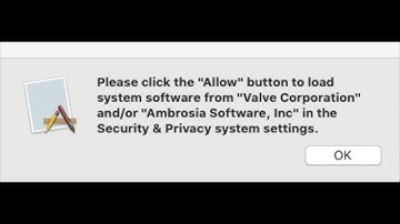 Fix: Allow Button not showing in Security and Privacy. Valve Steamlink Mac OS X Mojave Install