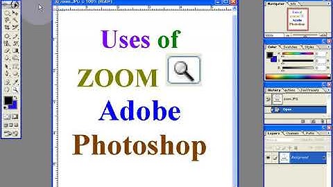 5- Adobe Photoshop Tutorials in Urdu Hindi - How to use Zoom Tool? - Lunar Computer College