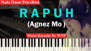 Agnes Monica - Rapuh Piano Karaoke Male Key/Pria