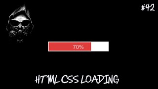 HTML CSS LOADING ANIMATION |@pinkweb0 html css tutorial