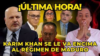 KARIM KHAN SE LE VA ENCIMA AL REGIMEN DE MADURO