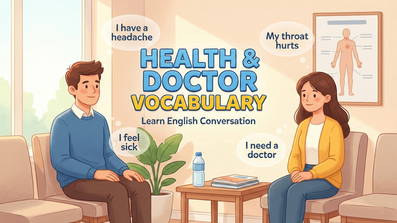 Learn English at the Doctor | Easy Conversation for Beginners | English Podcast