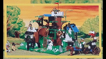 Lego 6079 - an instruction to build alternative model "D" from the back wall of the set