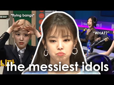 the MESSIEST moments of blackpink