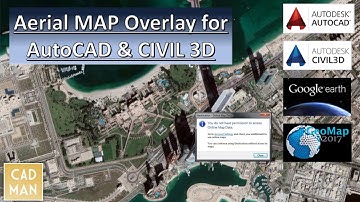 Insert Aerial Map into AutoCAD