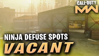 MW Ninja Defuse Spots Vacant (The Best Spots for Defuses)